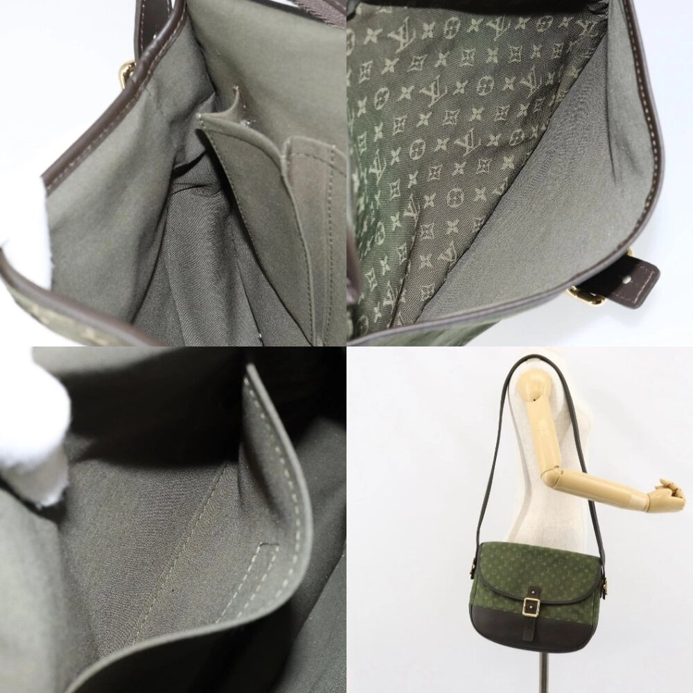 LOUIS VUITTON Monogram Mini Belanger Shoulder Bag TST Khaki M92673 Auth gh1045 - Picture 15 of 16